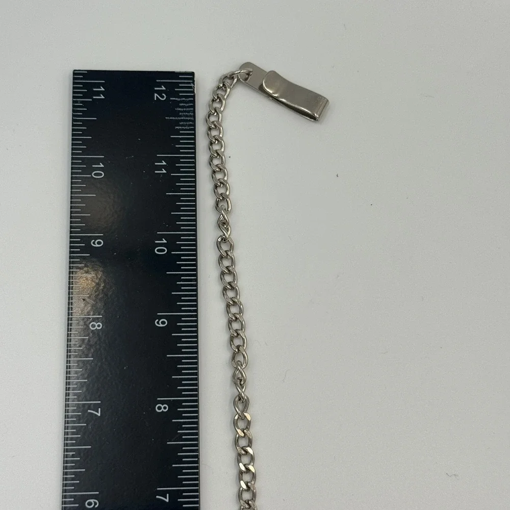 Westminster Wolf Pocket Watch Silver‎ Tone Hunter Case Wildlife Graphic & Chain